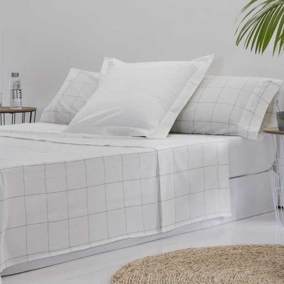 sabana algodon organico blanco