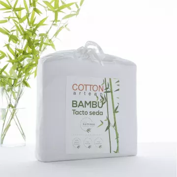 juego de sabanas bambu blanco 2