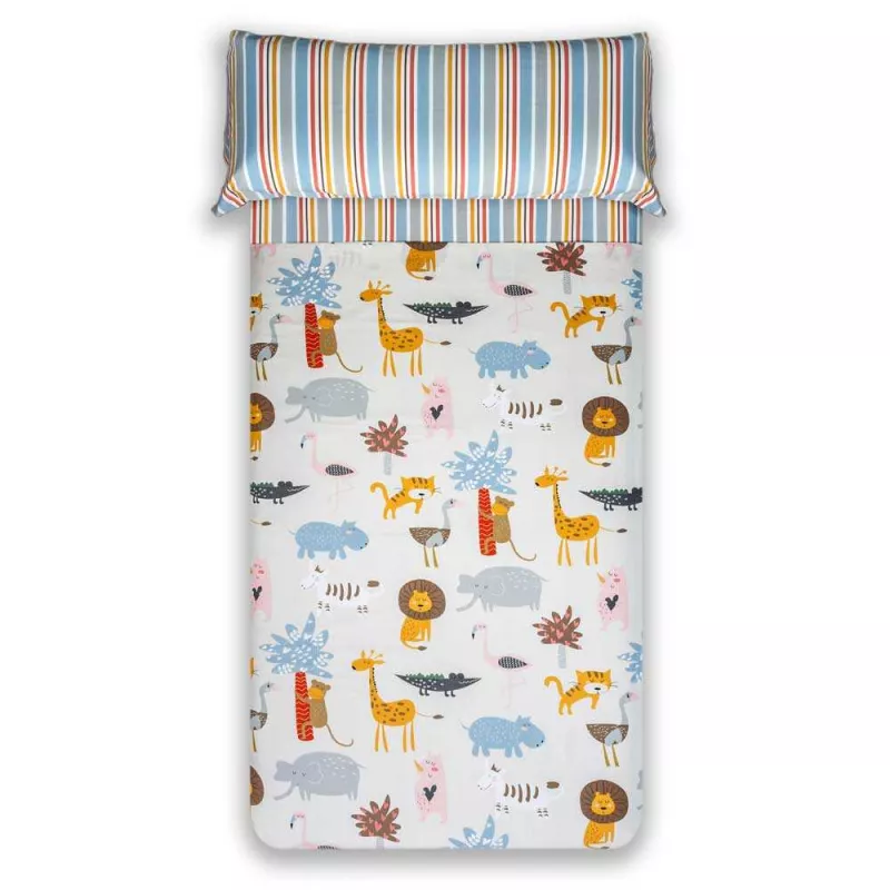 juego de sabanas infantil salburua multicolor