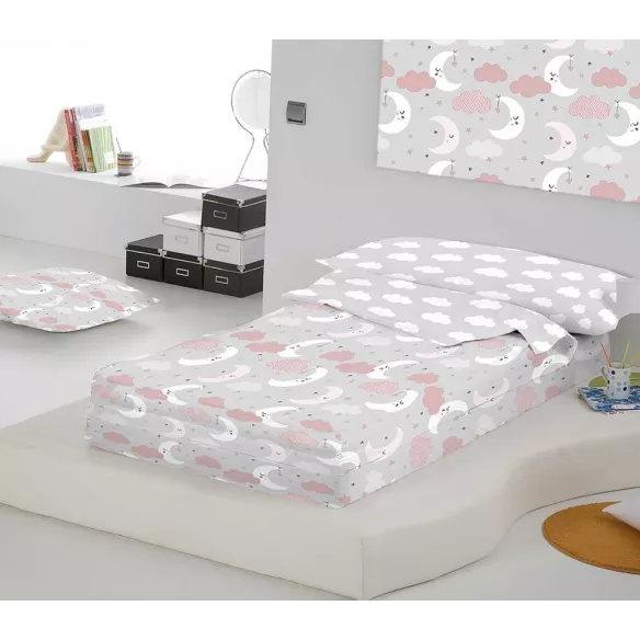 saco con relleno lunitas gris infantil