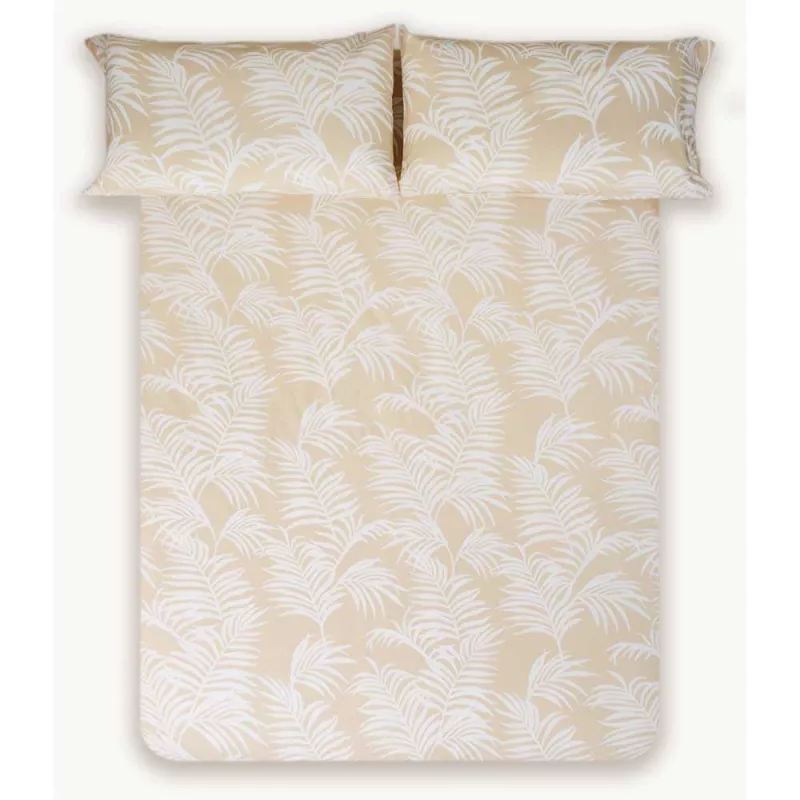 sabanas algodon organico orio beige