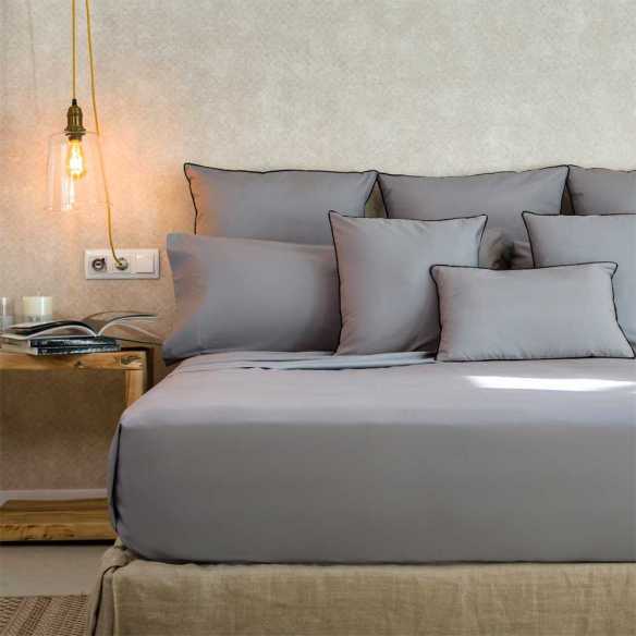 funda relleno nordico algodon organico gris