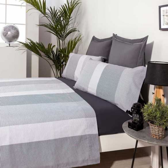 JUEGO DE SABANAS GRIS