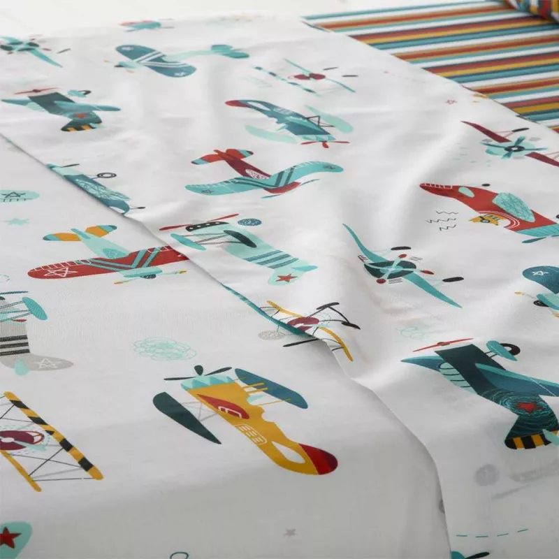 sabanas infantiles avioncitos
