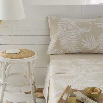 juego de sabanas algodon organico beige 2