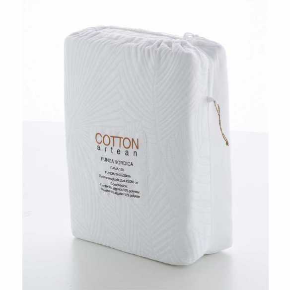 presentacion funda nordica pique blanco