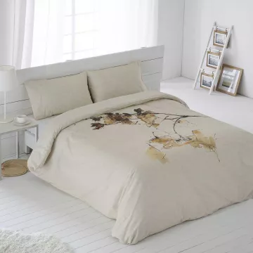 funda nordica algodon 100% beige