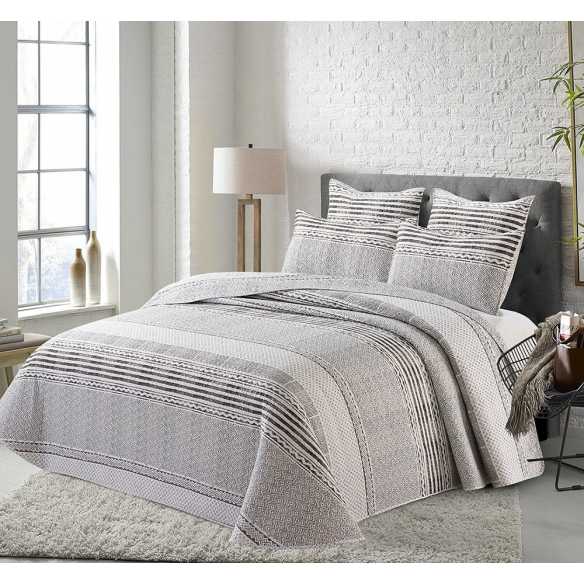 colcha bouti gris ris