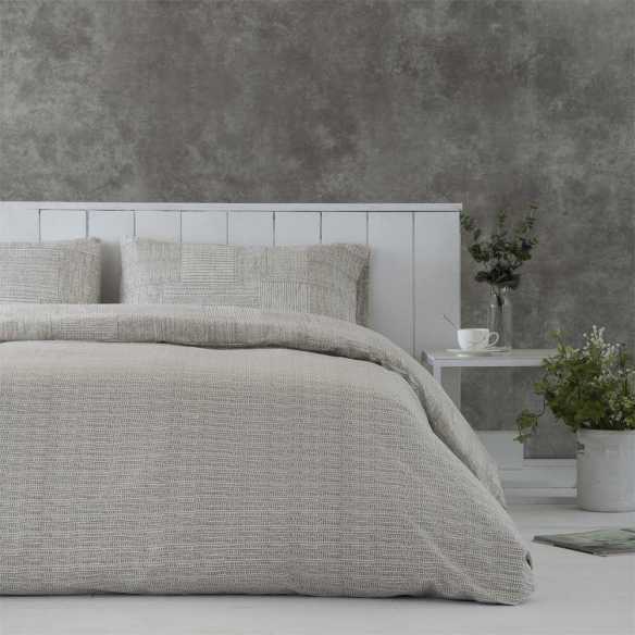 funda de edredon algodon organico beige