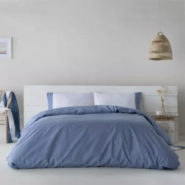 funda nórdica algodón orgánico azul 2