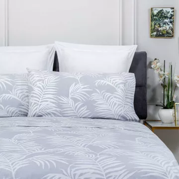 juego de sábanas todos los tamaños algodón orgánico gris