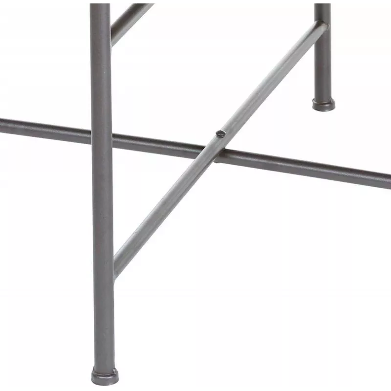 mesa de metal jardín terraza