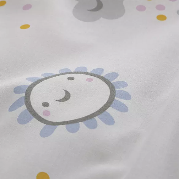 saco nórdico infantil con relleno nórdico poliéster algodón multicolor cierre con cremallera en L