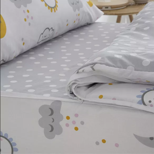 saco nórdico infantil sin relleno nórdico poliéster algodón multicolor cierre con cremallera disponible con relleno