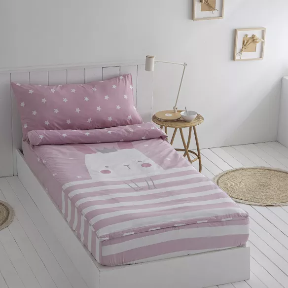 saco nórdico con relleno nórdico infantil rosa