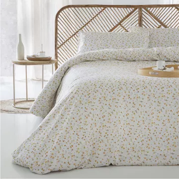 funda nórdica algodón beige 2