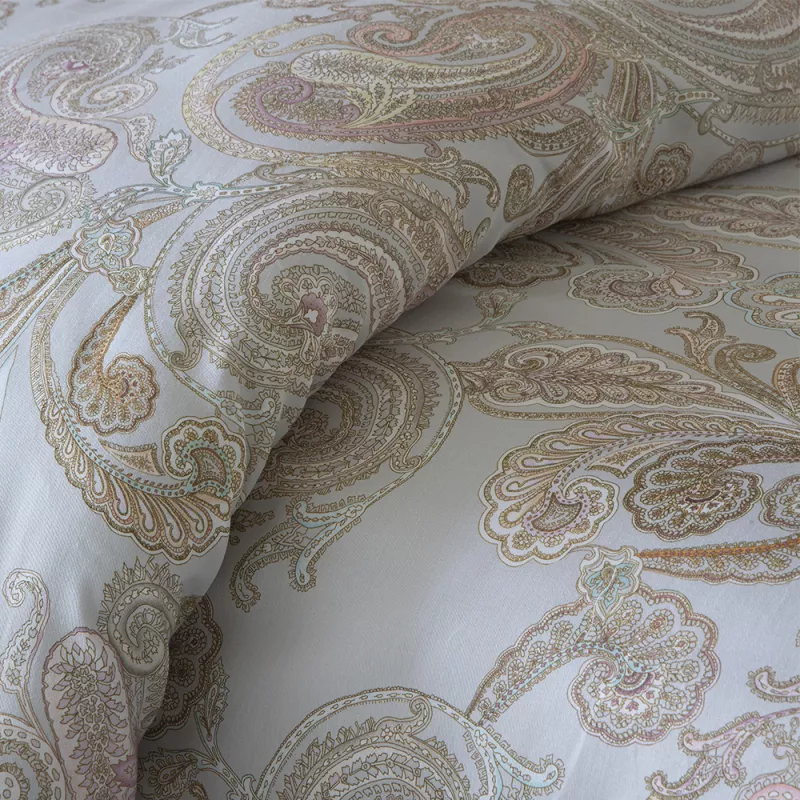 detalle de la funda nórdica algodón egipcio 200 hilos multicolor