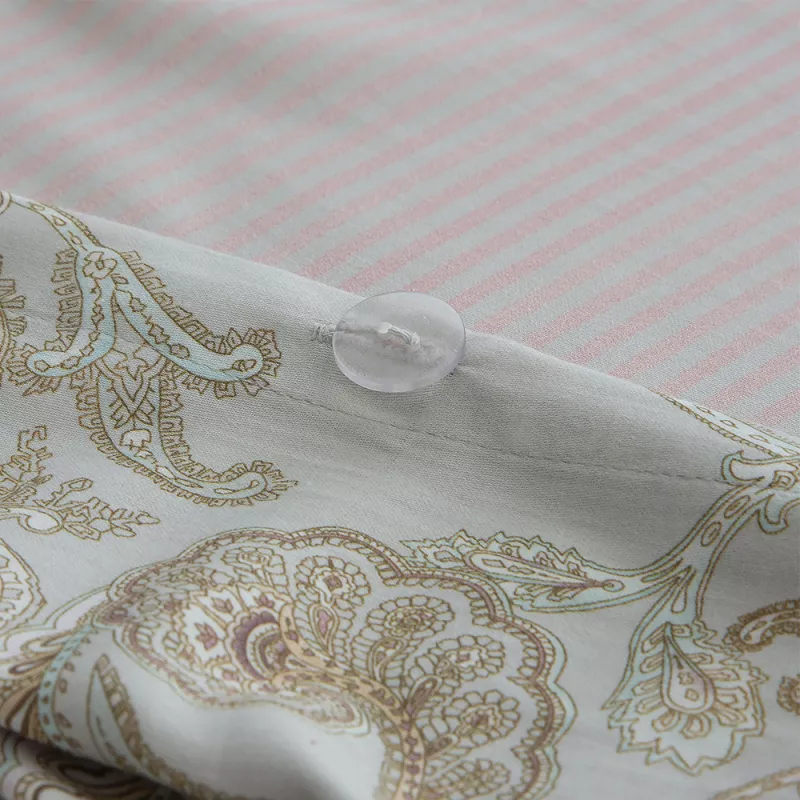 funda edredón nórdico algodón egipcio 200 hilos multicolor cierre con botones