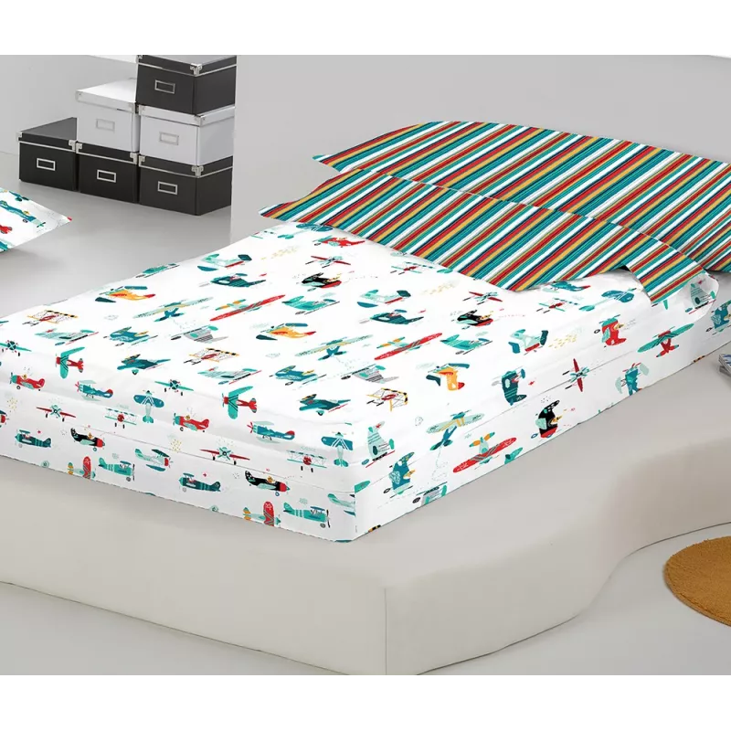 saco nordico infantil sin relleno avioncitos