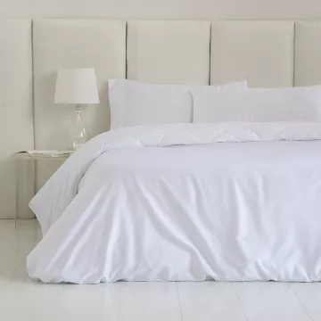 funda nórdica satén blanco 300 hilos 2