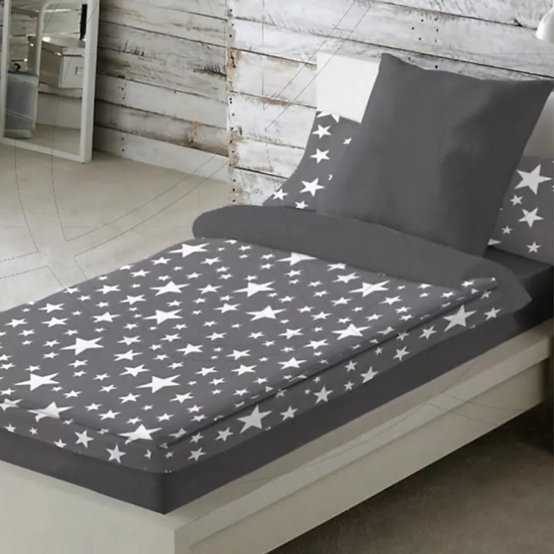 saco sin relleno nordico estrellas gris