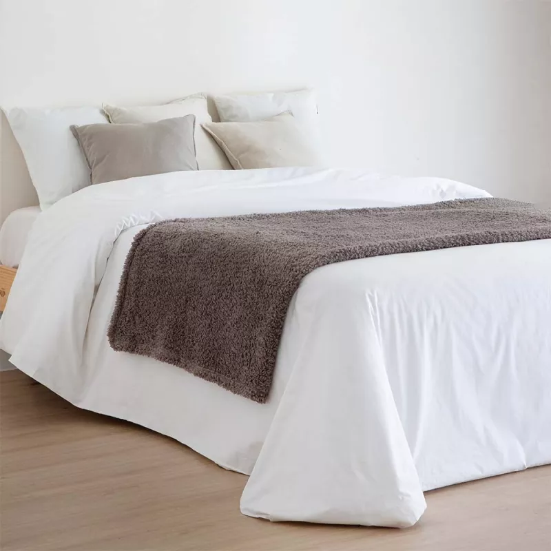 plaid multiusos gris tedi