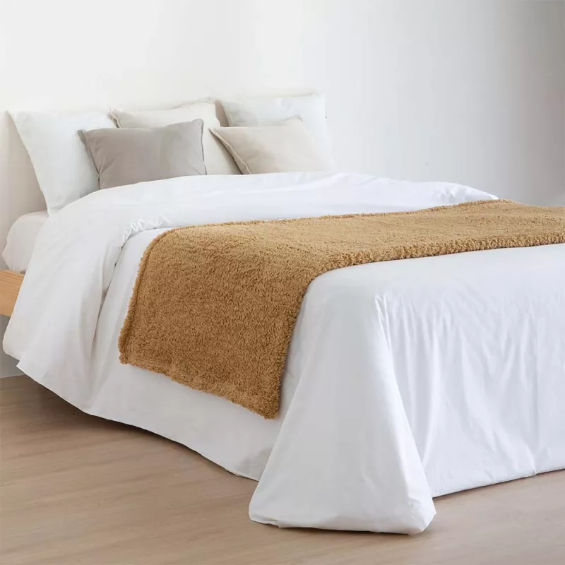 plaid multiusos manta de viaje cama sofá camel