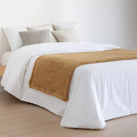 plaid multiusos manta de viaje cama sofá camel