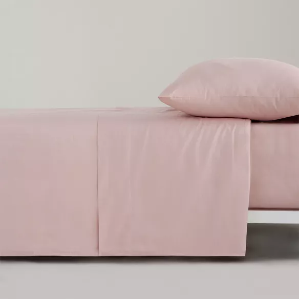 juego de cama sábanas nude liso percal algodón 200 hilos