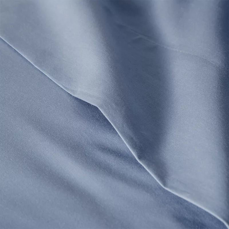 juego de sábanas liso azul con bajera ajustable percal algodón 200 hilos