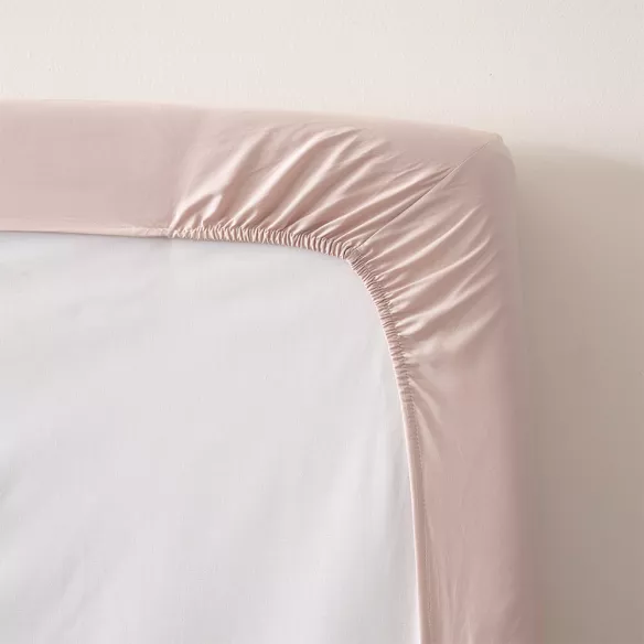 sábana bajera ajustable nude liso algodón 200 hilos