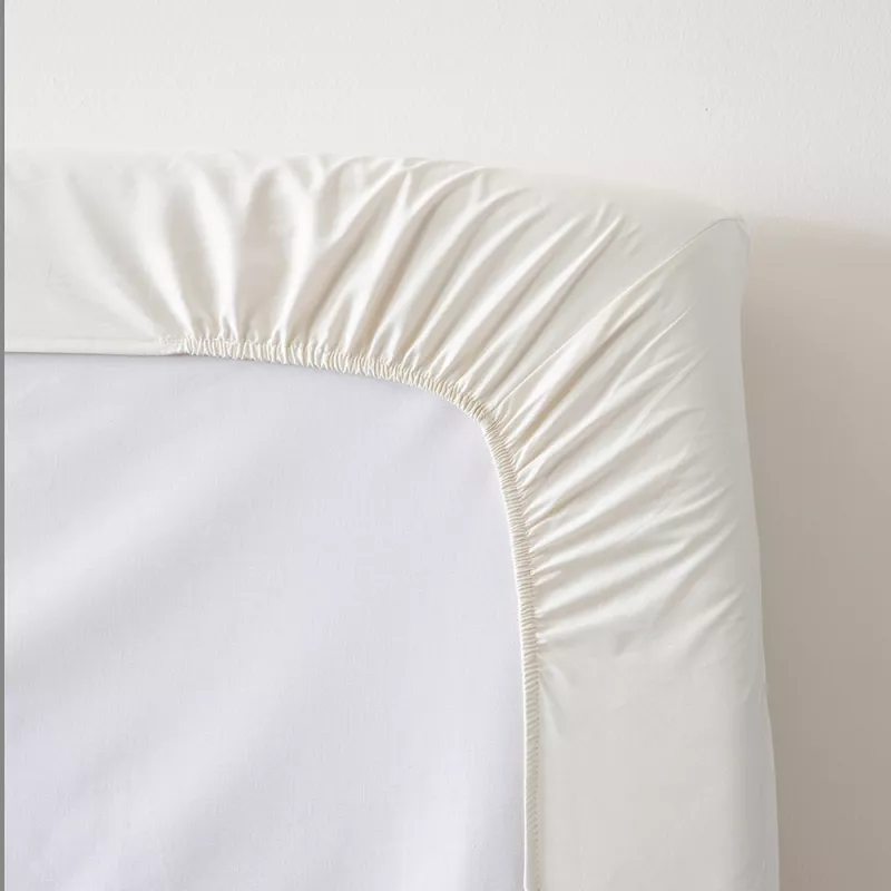 sábana bajera pantalón beige camas dobles articuladas algodón