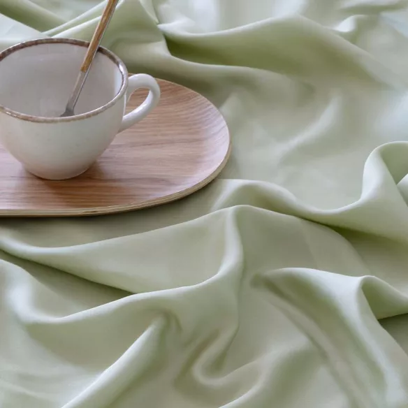 juego de sábanas bambú orgánico verde