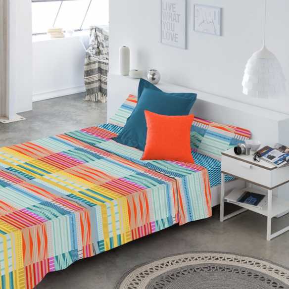 juego de sabanas polinesia multicolor