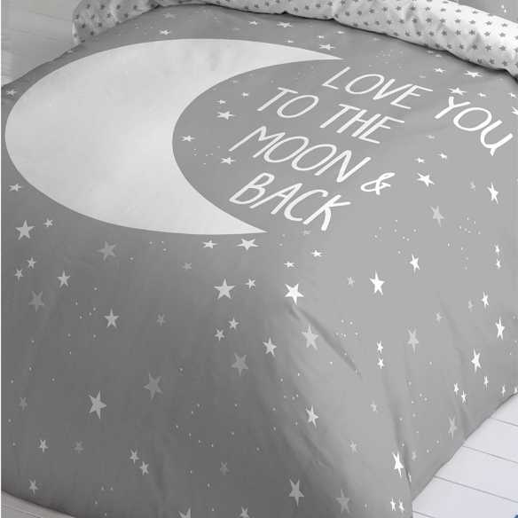 funda de edredon nordico infantil juvenil gris